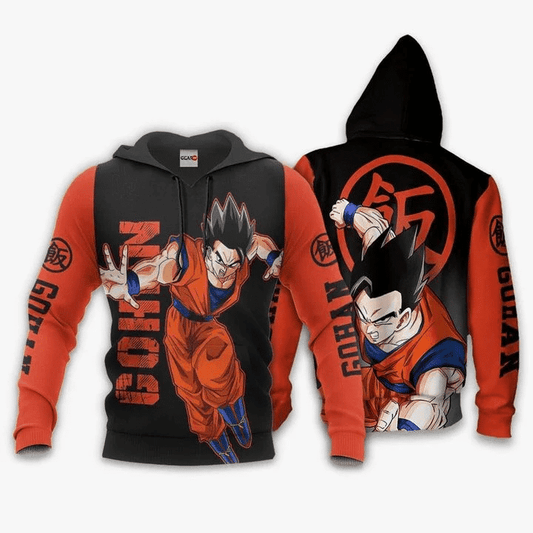Gohan Dragon Ball Anime Manga For Men And Women 3d Hoodie Zip Hoodie Moonbestprint