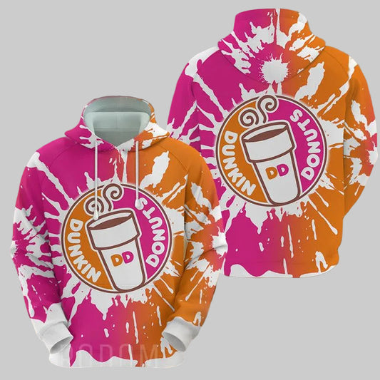 Dunkin Donut Hoodie And Zip Hoodie, Gift For Fan 3d All Over Print Shirt Hoodie Moonbestprint