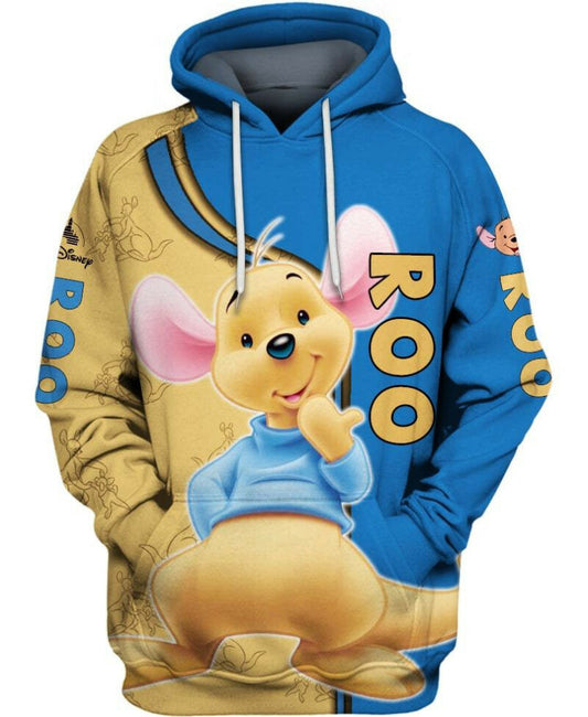 Roo 3d Hoodie Zipper Hoodie Moonbestprint