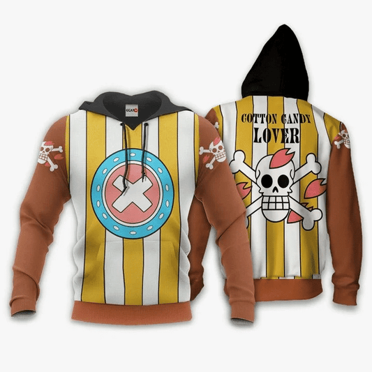One Piece Chopper Cotton Candy Lover Anime Manga For Men And Women 3d Hoodie Zip Hoodie Moonbestprint