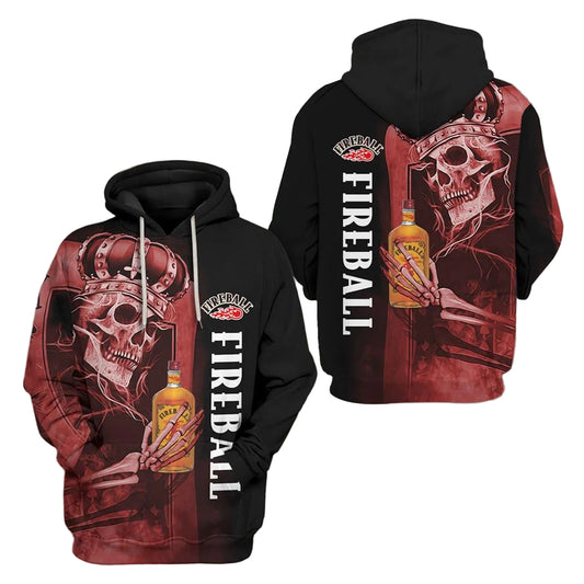 Fireball Skull King Trending Hoodie 526 Moonbestprint