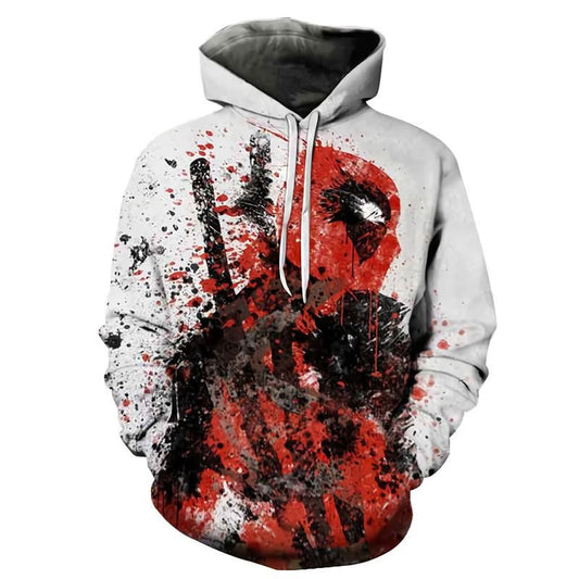Deadpool 3d Hoodie Zip Hoodie Moonbestprint
