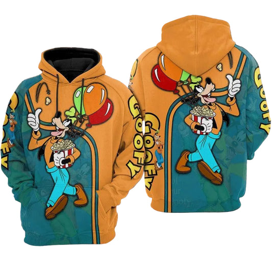 Goofy Disney, Funny Goofy Ver105 Aop Hoodie Moonbestprint