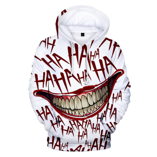 Haha Joker 3d Print Sweatshirt Hoodies Men And Women Hip Hop Funny Moonbestprint