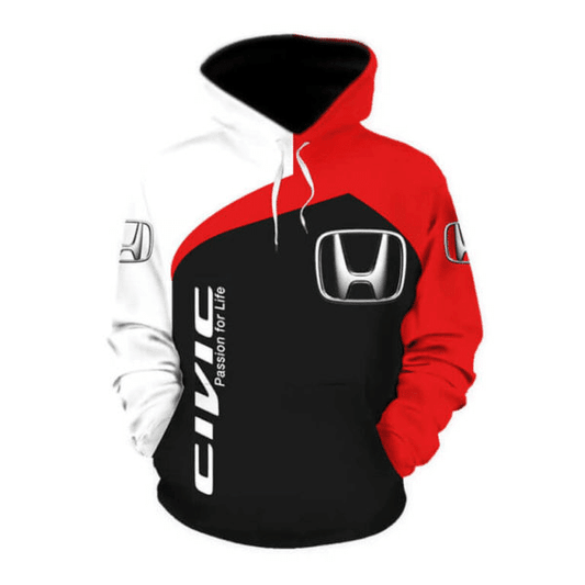 Honda Motor 6 Fan Gift, Honda Motor Aop Hoodie Moonbestprint