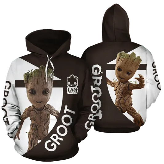 Groot,iam Groot Marvel Comics 2k549 Lover Gift ,groot All Over Print 3d Hoodie Moonbestprint