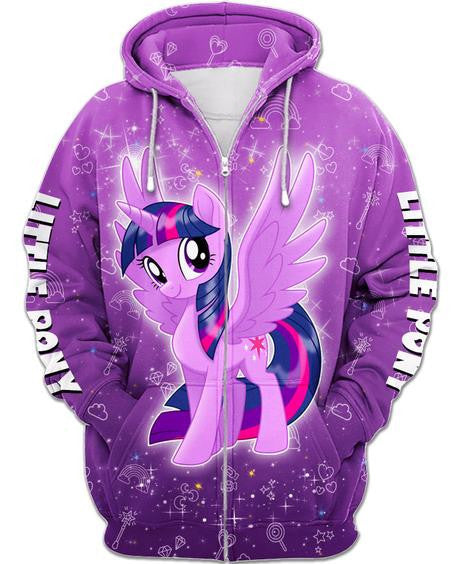 Little Pony Zip-up Hoodie Moonbestprint