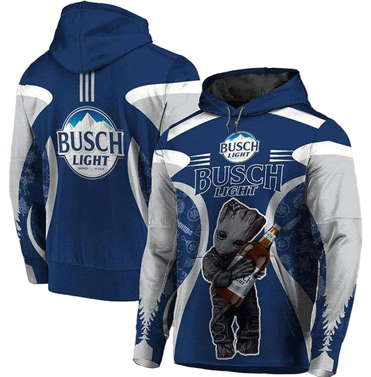 Groot Busch Light Beer 3d Hoodie Zipper Hoodie Moonbestprint