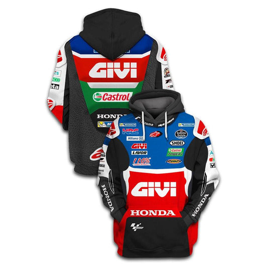 Givi Honda Motogp Racing Castrol Michelin Trending Hoodie 644 Moonbestprint