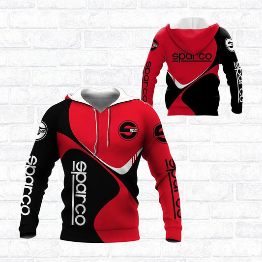 Sparco Shirt Fan Gift 312, Stylist Unisex 3d Hoodie Zip Hoodie Moonbestprint