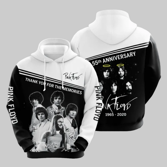 Pink Floyd No1630 Thank You For The Memories 3d Hoodie Zip Hoodie Moonbestprint