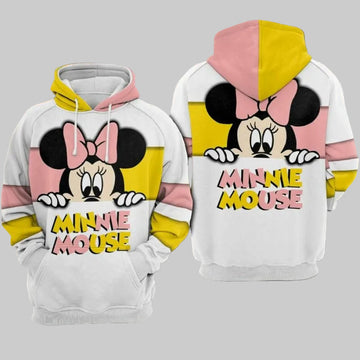 Minnie Mouse 3 Over Print 3d Hoodie Zip Hoodie Moonbestprint