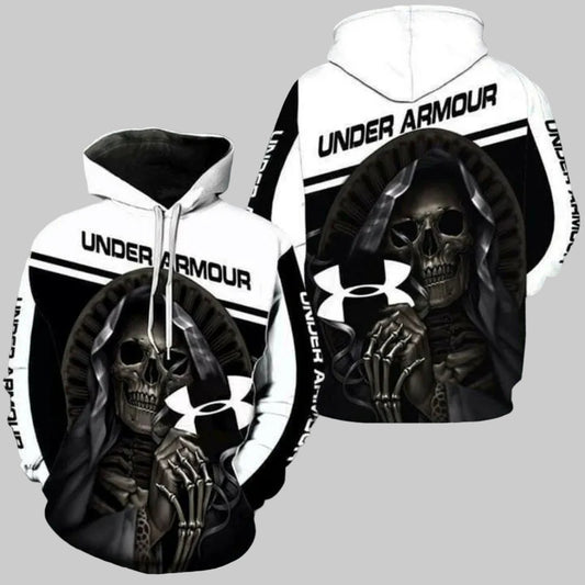 Under Armour Maiden Jesus Skull All Over Print 3d Hoodie Zip Hoodie Moonbestprint