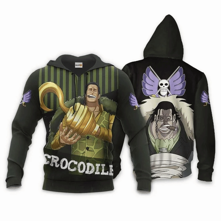 One Piece Crocodile One Piece Anime Manga For Men And Women 3d Hoodie Zip Hoodie Moonbestprint