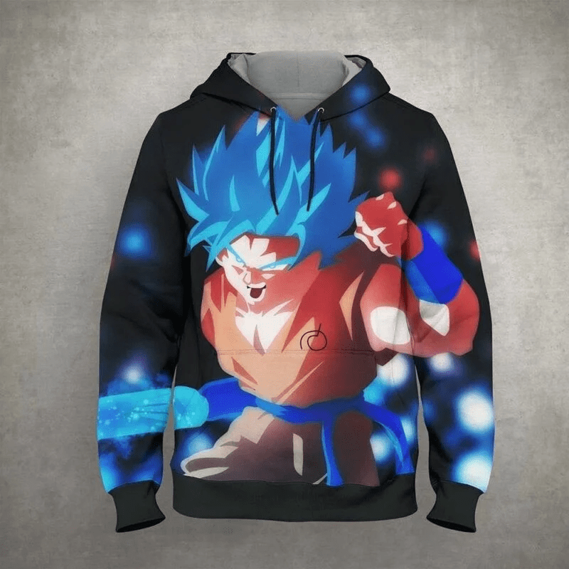 Goku Cartoon Dragon Ball Anime Manga 31 Over Print 3d Hoodie Zip Hoodie Moonbestprint