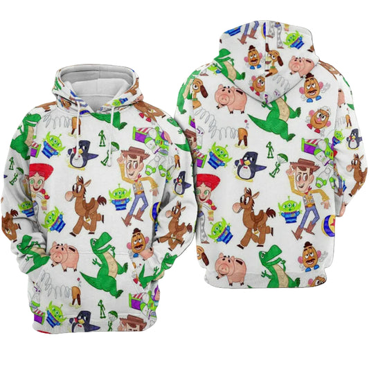 Toy Story 02 Hoodie - Zip Hoodie Moonbestprint