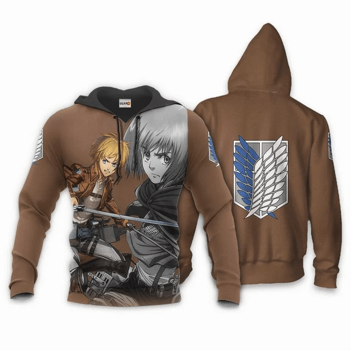 Aot Armin Arlert Attack On Titan Anime Manga For Men And Women 3d Hoodie Zip Hoodie Moonbestprint