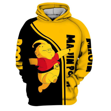 Pooh Bear Winnie The Pooh Majin Buu Dragon Ball Z All Over Print Hoodie, Zip Hoodie Moonbestprint