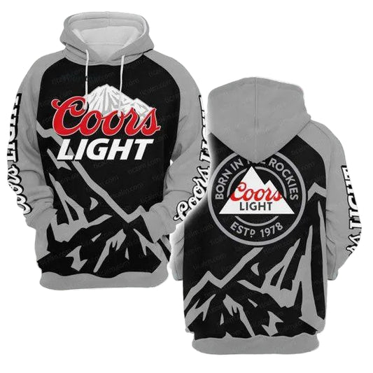 Coors Light Beer 2k523 Lover Gift,coors Light Beer All Over Print 3d Hoodie Moonbestprint