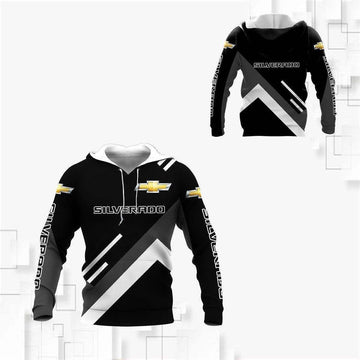Chevrolet Silverado Shirt Fan Gift 905, Stylist Unisex 3d Hoodie Zip Hoodie Moonbestprint