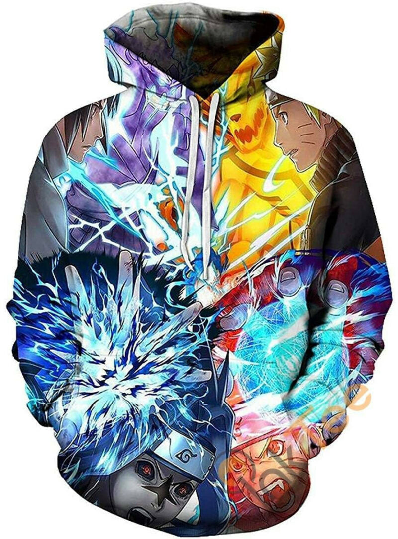 Naruto 3d All Over Print Hoodie, Zip-up Hoodie Moonbestprint