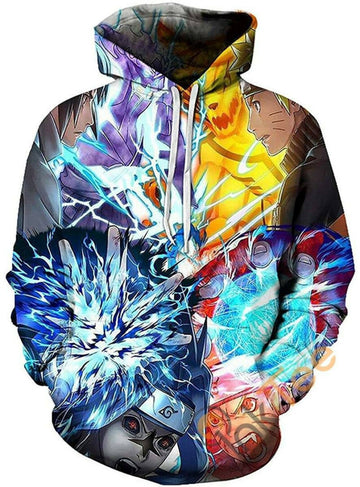 Naruto 3d All Over Print Hoodie, Zip-up Hoodie Moonbestprint
