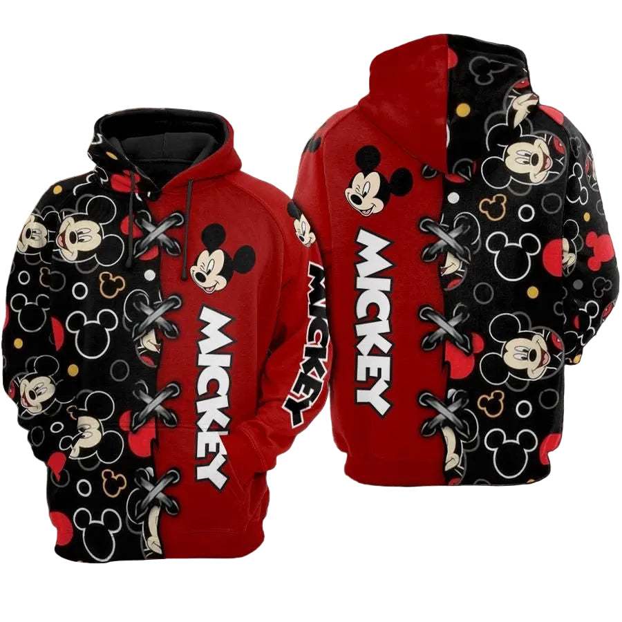 Mickey Mouse Over Print 3d Hoodie Zip Hoodie 623 Moonbestprint