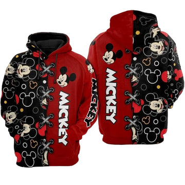 Mickey Mouse Over Print 3d Hoodie Zip Hoodie 623 Moonbestprint