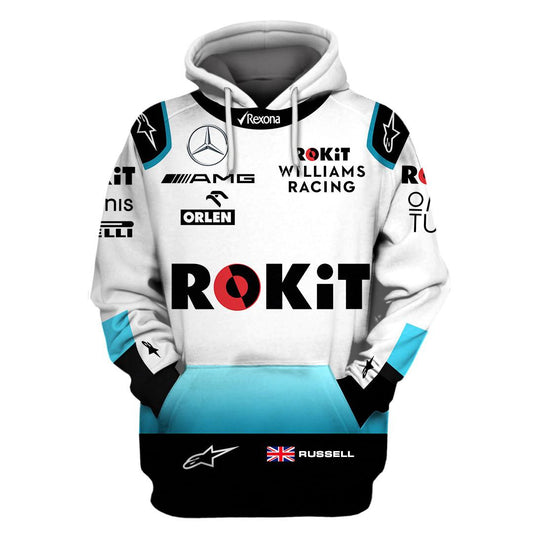 Rokit Rexona Williams Racing All Over Print Hoodie, Zip Hoodie 411 Moonbestprint