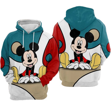 Mickey Mouse Over Print 3d Hoodie Zip Hoodie 571 Moonbestprint