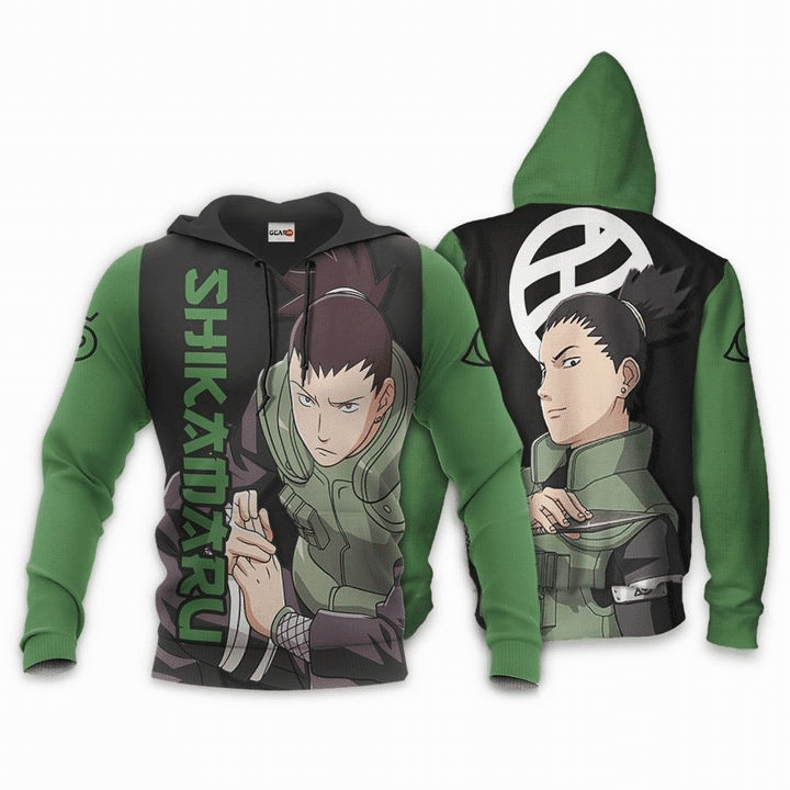 Nara Shikamaru Naruto Anime Manga For Men And Women 3d Hoodie Zip Hoodie Moonbestprint