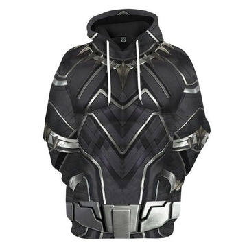 Black Panther Marvel Over Print 3d Hoodie Zip Hoodie 6 Moonbestprint