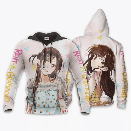 Chizuru Ichinose Anime Manga Kanokari Rent A Girlfriend For Men And Women 3d Hoodie Zip Hoodie Moonbestprint