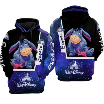 Eeyore The Mini Adventures Of Winnie The Pooh Disney 5 3d Hoodie Zip Hoodie Moonbestprint