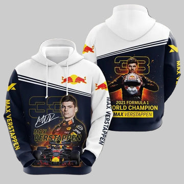 Max Verstappen 2021 Fomula1 World Champion All Over Print Shirt Hoodie Moonbestprint