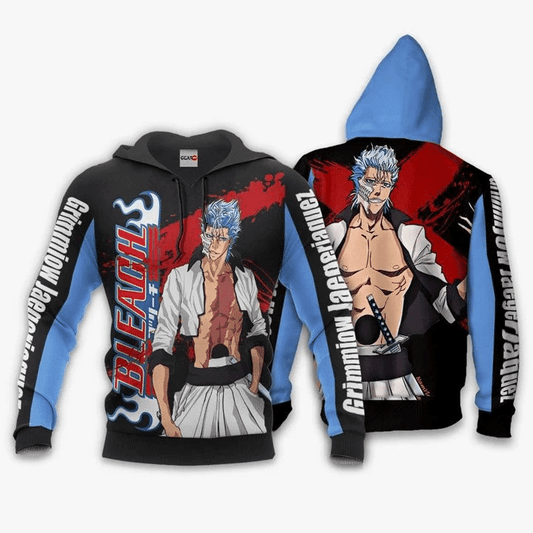 Grimmjow Anime Manga Bleach For Men And Women 3d Hoodie Zip Hoodie Moonbestprint