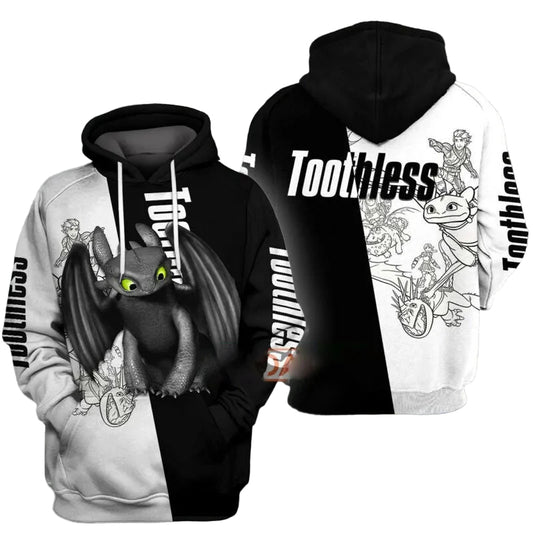 How To Train Your Dragon Toothless Hoodie Zip Hoodie Moonbestprint