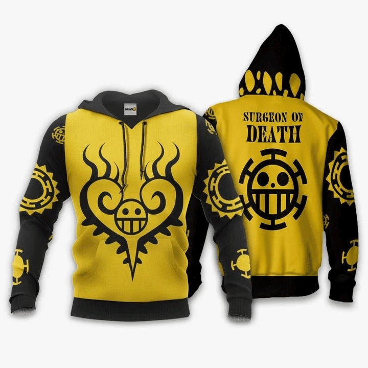 Trafalgar D Law One Piece Surgeon Of Death Anime Manga For Men And Women 3d Hoodie Zip Hoodie Moonbestprint