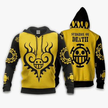 Trafalgar D Law One Piece Surgeon Of Death Anime Manga For Men And Women 3d Hoodie Zip Hoodie Moonbestprint