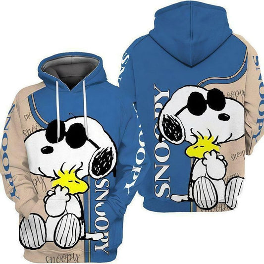 Disney Snoopy Cute Lover V 3d Hoodie Zip Hoodie Moonbestprint