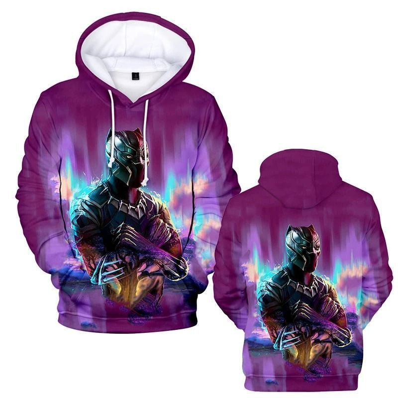 Black Panther Wakanda Forever Over Print 3d Hoodie Zip Hoodie Moonbestprint