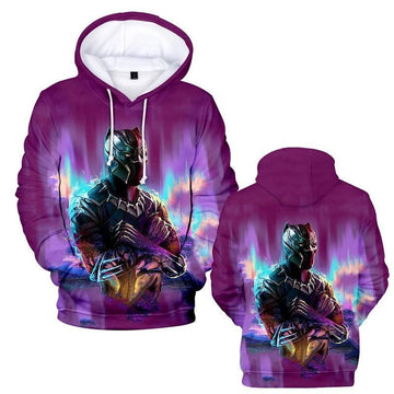 Black Panther Wakanda Forever Over Print 3d Hoodie Zip Hoodie Moonbestprint
