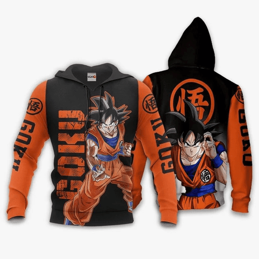 Dragon Ball Goku Classic Anime Manga For Men And Women 3d Hoodie Zip Hoodie Moonbestprint