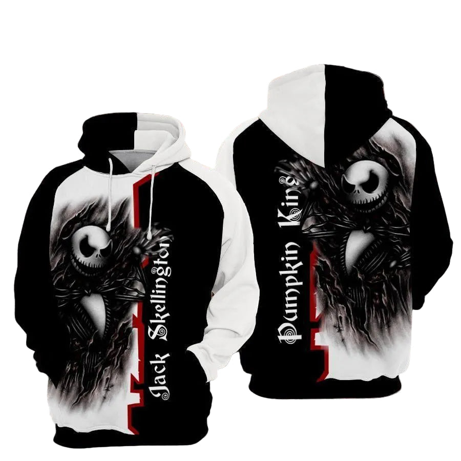 Nightmare Before Christmas Jack Skellington Pumpkin King Ver52 Aop Hoodie Moonbestprint