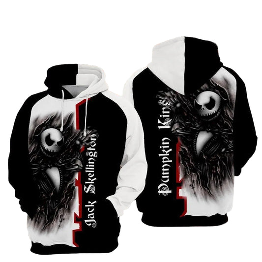 Nightmare Before Christmas Jack Skellington Pumpkin King Ver52 Aop Hoodie Moonbestprint