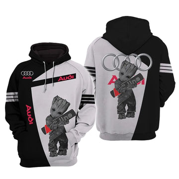 Audi S Line Car Baby Groot 3d All Over Print T Shirt Hoodie Moonbestprint