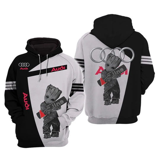 Audi S Line Car Baby Groot 3d All Over Print T Shirt Hoodie Moonbestprint
