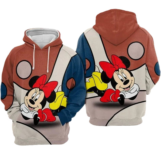 Minnie Mouse Movies Walt Disney Over Print 3d Hoodie Zip Hoodie Moonbestprint