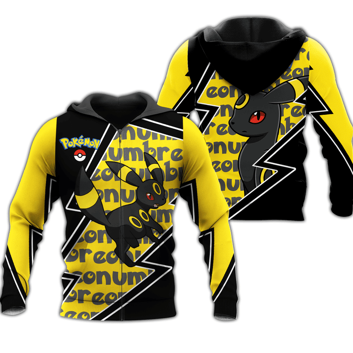 Umbreon Pokemon For Men And Women 3d Hoodie Zip Hoodie Moonbestprint