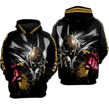 One Punch Man Black Hoodie Zip Hoodie 2 Moonbestprint